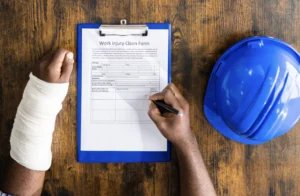 Work injury claim form.